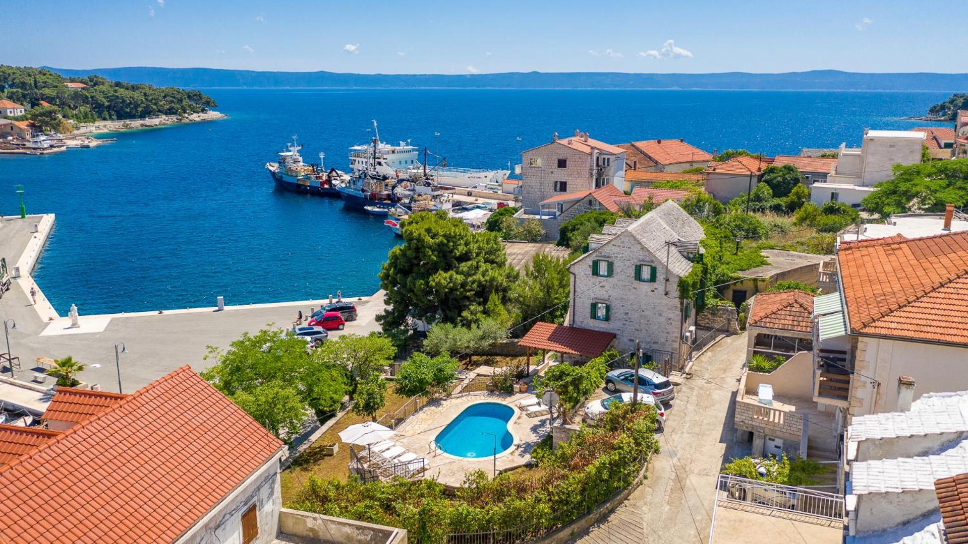 Villa Bonaca Perfect Location For A Holiday With Friends Or Family, Heated Pool Sumartin Exteriör bild