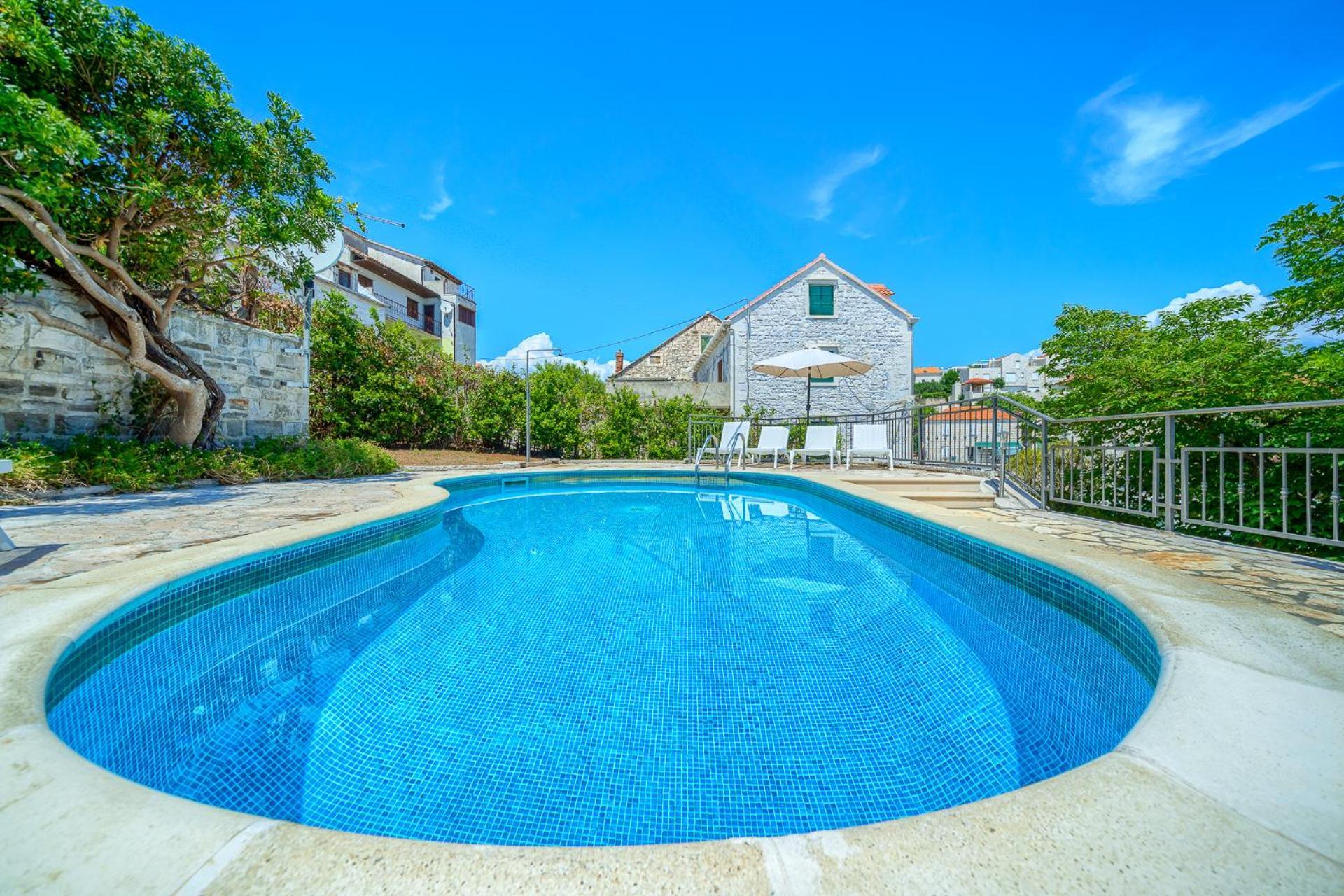 Villa Bonaca Perfect Location For A Holiday With Friends Or Family, Heated Pool Sumartin Exteriör bild