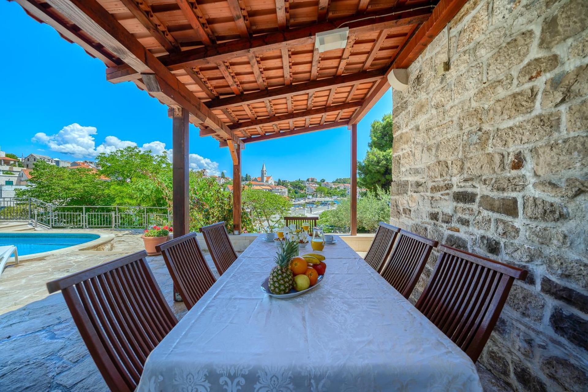 Villa Bonaca Perfect Location For A Holiday With Friends Or Family, Heated Pool Sumartin Exteriör bild