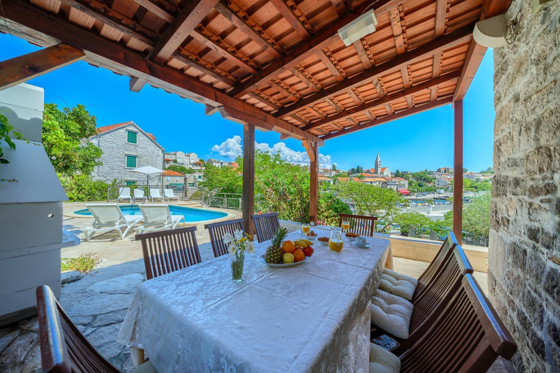 Villa Bonaca Perfect Location For A Holiday With Friends Or Family, Heated Pool Sumartin Exteriör bild