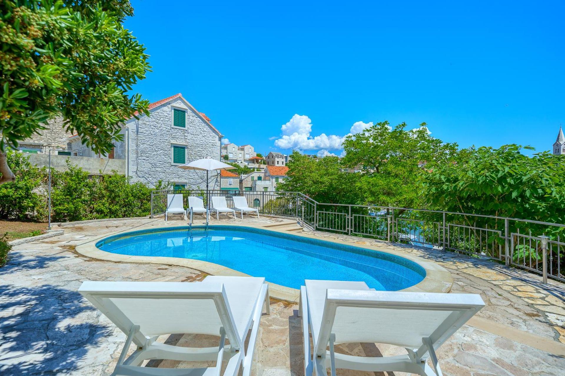 Villa Bonaca Perfect Location For A Holiday With Friends Or Family, Heated Pool Sumartin Exteriör bild